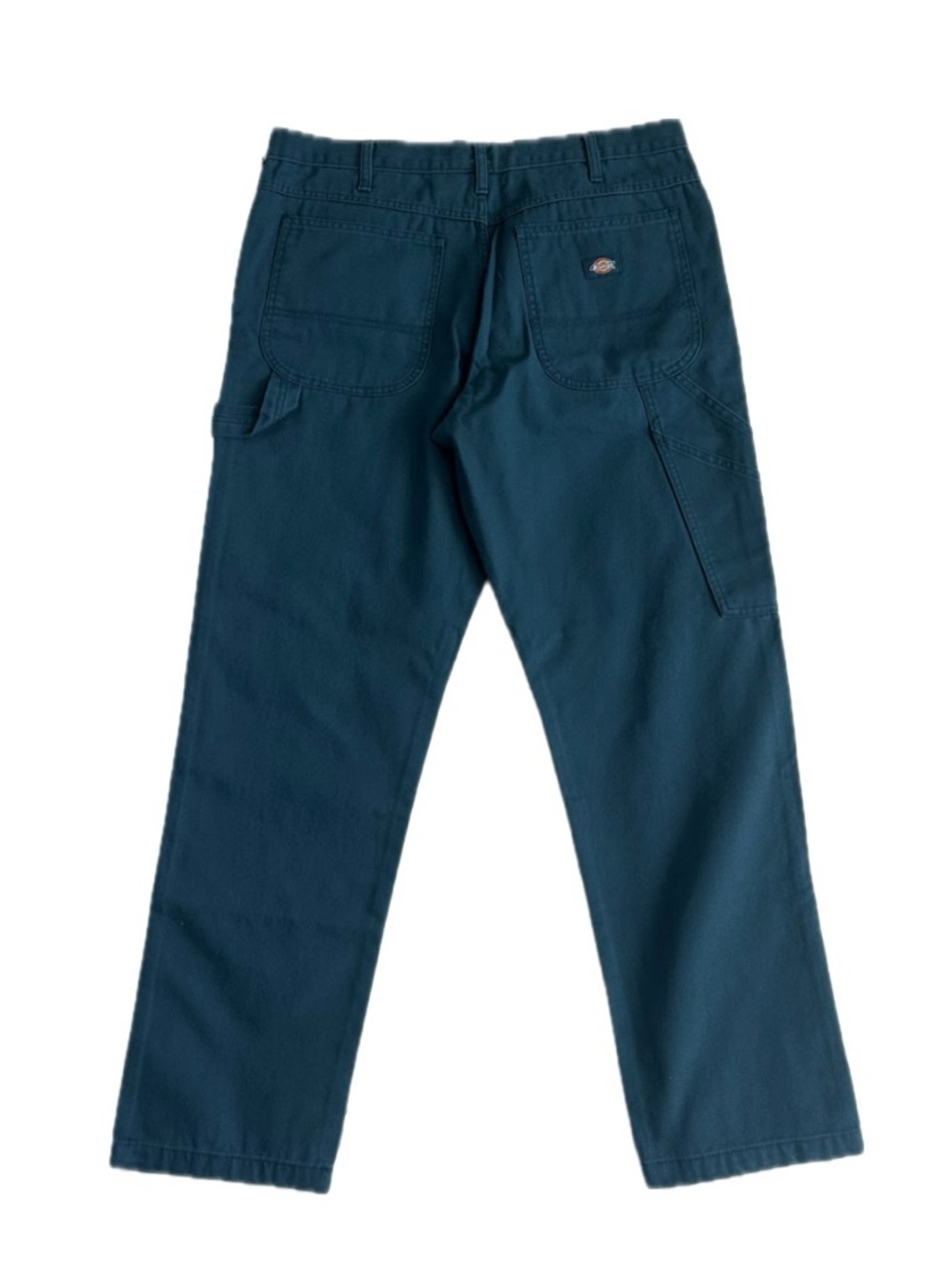 BLUE TEALK DICKIES DENIM JEANS UTLITY CARPENTER PANTS WORKWEAR JEAN SIZE 34x32